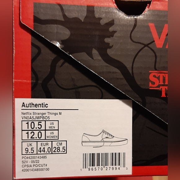 Vans X Stranger Things "Sufer Boy" Authentic *NWT* - Picture 16 of 16
